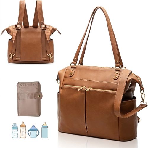 MOMINSIDE 4-in-1 Diaper Bag Tote