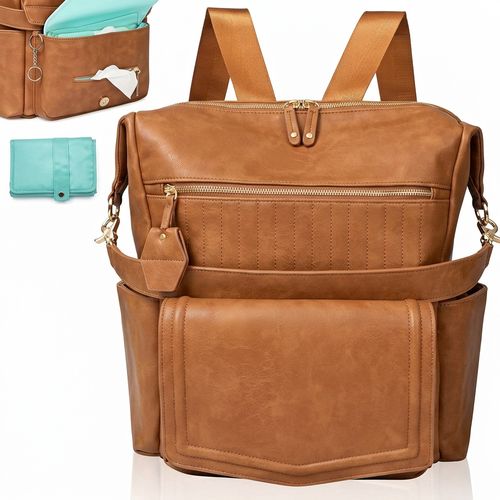 MOMINSIDE Convertible Hobo Diaper Bag